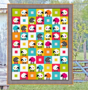 The Red Boot Quilting Company Counting Sheep Novelty Applique Quilt Pattern