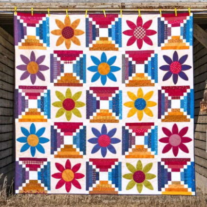 The Red Boot Quilt Company Desert Flowers Applique Pattern