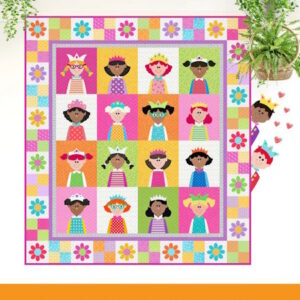 Thre red Boot Quilt Company Little Princesses Applique Novelty Quilt Pattern