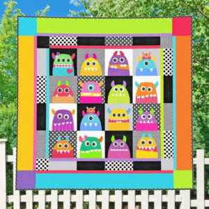 The Red Boot Quilt Company Monster Mash Applique Pattern
