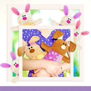 The Red Boot Quilt Company Snuggle Bunnies Soft Toy Pattern