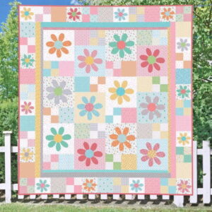 The Red Boot Quilt Company Vintage Daisies Applique Quilt Pattern