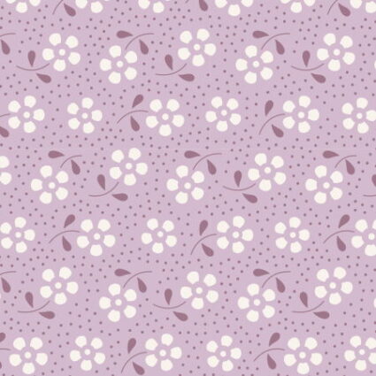 Tilda Meadow Basics Meadow Lilac Little Flowers on a lilac fabric background