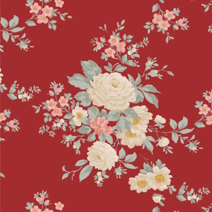 Tilda Merry Little Cristmas Carol floral design