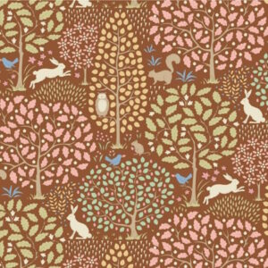 Tilda Sanctuary Caramel Cotton Fabric