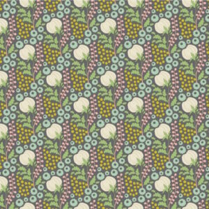 Tilda Sanctuary Cottonfield Grey Green Cotton Fabric