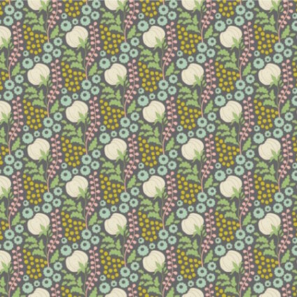 Tilda Sanctuary Cottonfield Grey Green Cotton Fabric