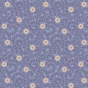 Tilda Sanctuary Daisy dream Pitch Blue Cotton Fabric