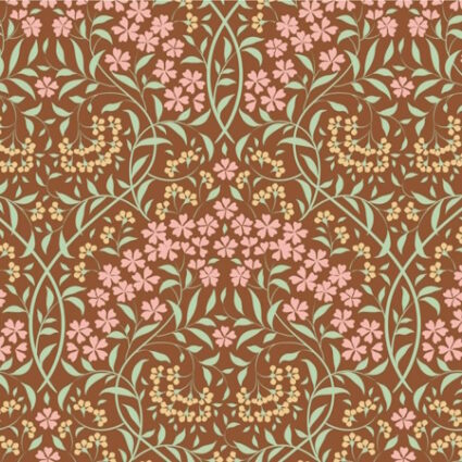 Tilda Sanctuary Larissa Caramel Cotton Fabric