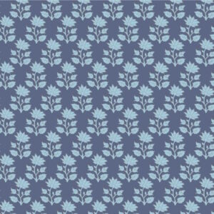 Tilda Sanctuary Mira Blue Cotton Fabric