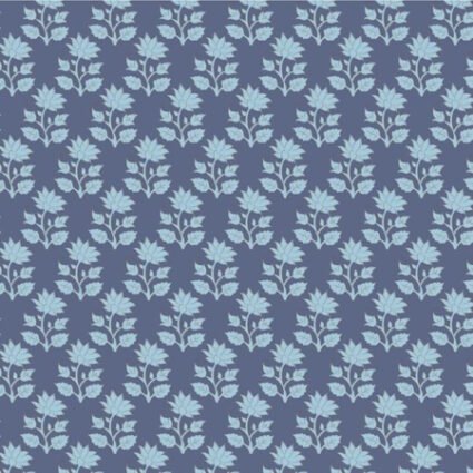 Tilda Sanctuary Mira Blue Cotton Fabric