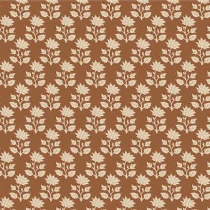 Tilda Sanctuary Mira Caramel Cotton Fabric