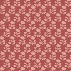 Tilda Sanctuary Mira Rhubarb cotton Fabric