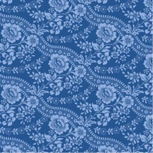 Tilda Something Blue Denim Blue Cotton Fabric