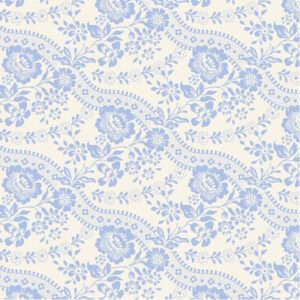 Tilda Something Blue Celeste Sky Blue Cotton Fabric