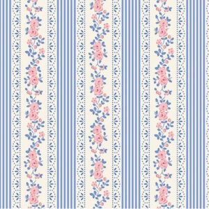 Tilda Something Blue Claramay Blue Cotton Fabric