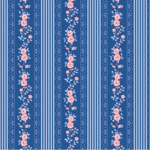 Tilda Something Blue Claramay Denim Blue Cotton Fabric