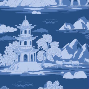 Tilda Something Blue Cottonview Night Cotton fabric