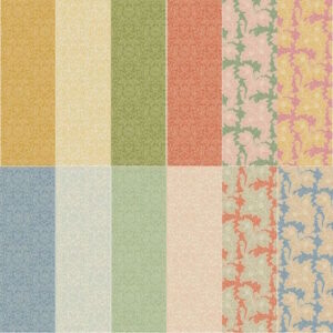 Tilda Songbird Lila and stella 12 Fat Quarters