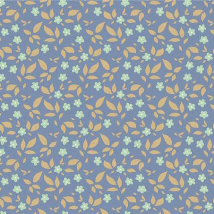 Tilda Sunday Brunch Tipsy Blue 100% cotton Fabric