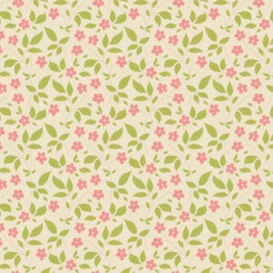 Tilda Sunday Brunch Tipsy Cream Pink Cotton Fabric