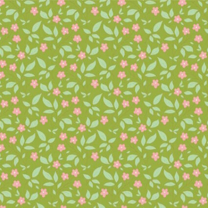 Tilda Sunday Brunch Tipsy Green Cotton Fabric