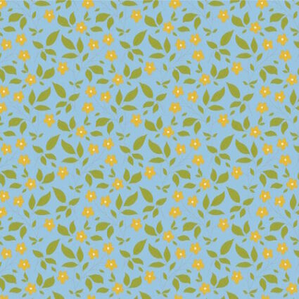 Tilda Sunday Brunch Tipsy Sky Cotton Fabric