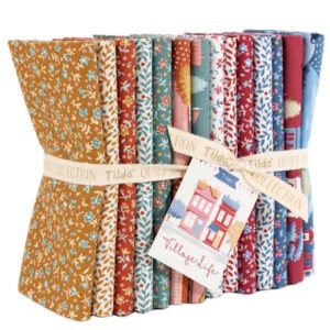 Tilda Village Life 14 Fat Quarters Blenders and Feature Fabric