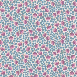 Tilda Wallflower Bellflower Blue cotton fabric