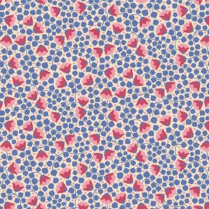 Tilda Wallflower Bellflower Denim cotton fabric
