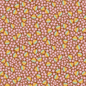 Tilda Wallflower Bellflower Mulberry cotton fabric