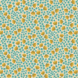 Tilda Wallflower Bellflower Teal cotton fabric