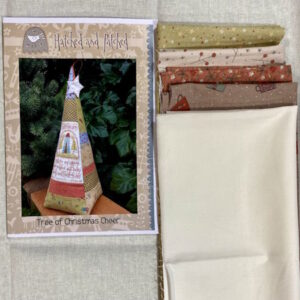 Ornament Tree of Christmas Cheer by Hatched and Patched fabric kit and pattern
