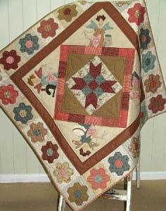 The Birdhouse Sewing Angel quilt pattern by Natalie Bid