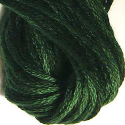 Valdani 6 Ply Embroidery Floss Forest Greens jpg