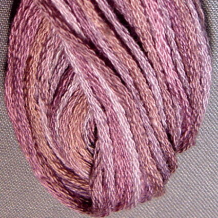 Valdani 6 stranded Variegated Embroidery Thread Antique Violet Vintage Hues