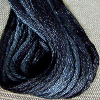Valdani 6 stranded Shaded Embroidery Thread Darkened Blue