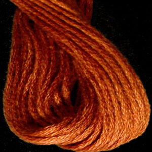 Valdani 6 Stranded Embroidery Thread Faded Rust Dark