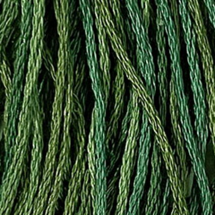 Valdani 6 Stranded Variegated Embroidery Thread Green Pastures
