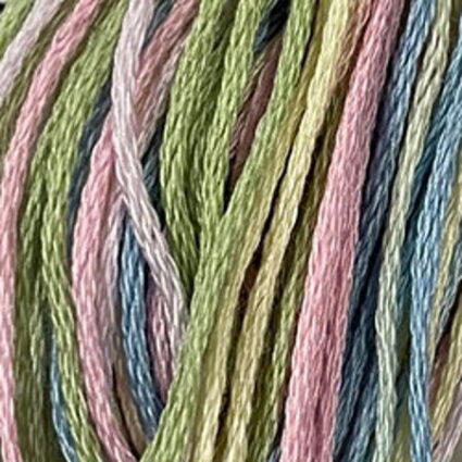 Valdani 6 Stranded Embroidery Thread pastels.