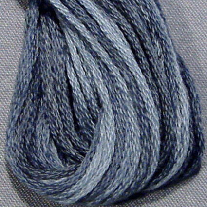 Valdani 6 Stranded Embroidery Thread Primitive Blue