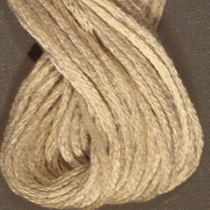 Valdani 6 Stranded Variegated Embroidery Thread Aged White Light