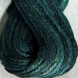 Valdani 6 Stranded Embroidery Thread Blackened Teal