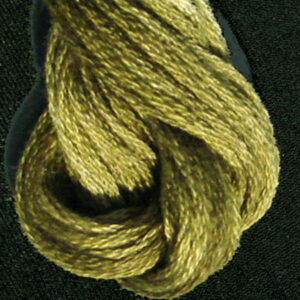 Valdani 6 Stranded Variegated Embroidery Thread green Olives