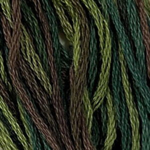 Valdani 6 Stranded Variegated Embroidery Thread Backyard Greenfield