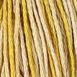 Valdani 6 Stranded Variegated Embroidery Thread Blurry Vanilla
