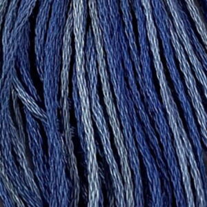 Valdani 6 Stranded Variegated Embroidery Thread Withered Blue