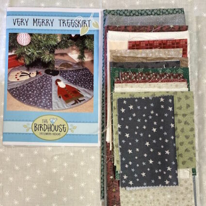 Very Merry Tree Skirt pattern and fabric pack by The Birdhouse