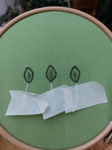 Watering Can Pin Cushion kit review designed by The Bluebird Embroidery Company made by Anni Patches for the Poppy Patch Posse