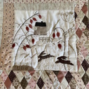 Willow and Hare Rosehip Quilt Pattern by Becky De'Ath